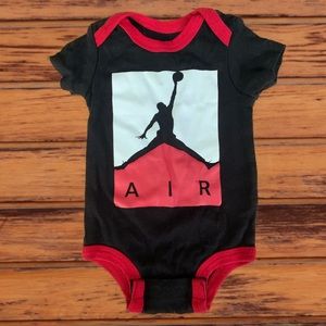 🆕(NWOT) Jordan Black and Red Graphic Bodysuit